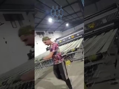 तार को सीधा करने से पैकिंग तक पूरी तरह से स्वचालित गैबियन मशीन लाइन -6 मिमी तार क्षमता