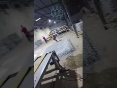 गेबियन असेंबली लाइनः वायर स्पूलिंग, बुनाई और एज बाइंडिंग ₹ 8000m2 दैनिक आउटपुट