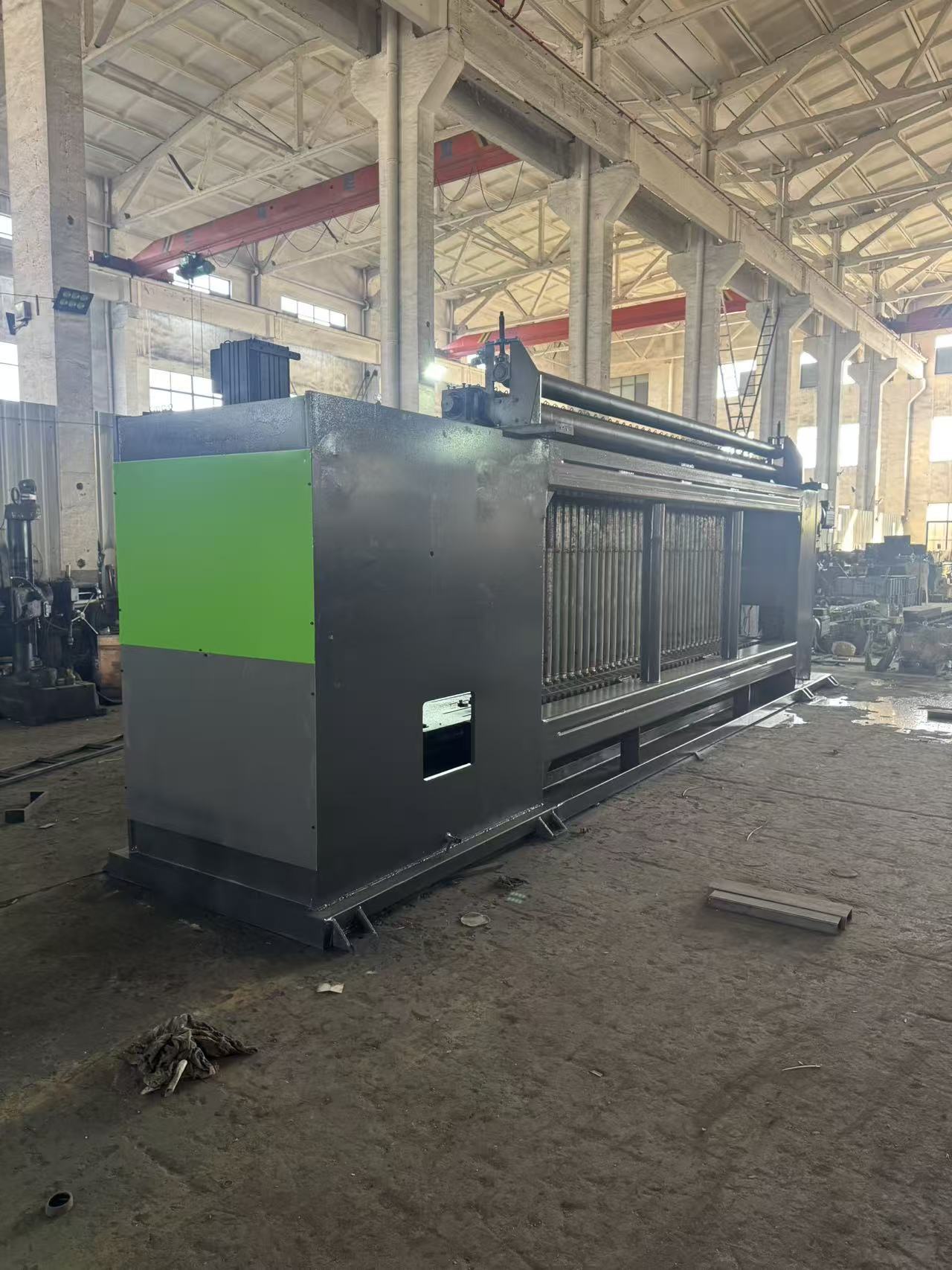 नवीनतम कंपनी ब्लॉग के बारे में नवीनतम सर्वो सीएनसी गेबियन बनाने की मशीन का सफल ऑनसाइट डिबगिंग