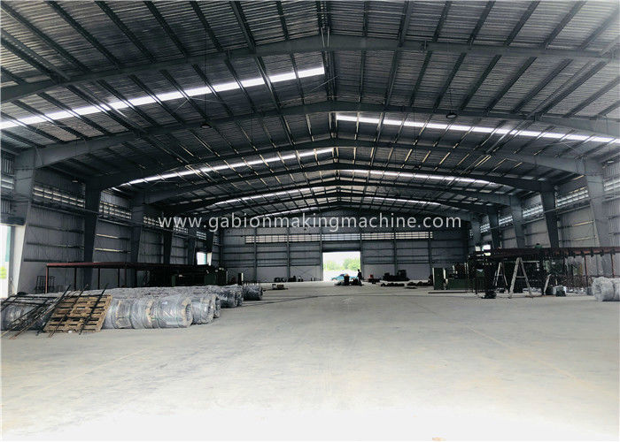 PLC Control Gabion Mesh Machine Power Saving Wear Resistance For Construction